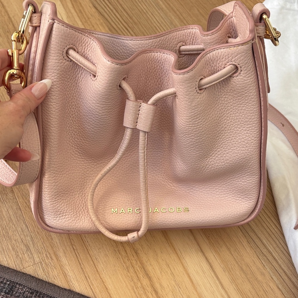 Marc Jacobs Pink Leather Bucket Bag